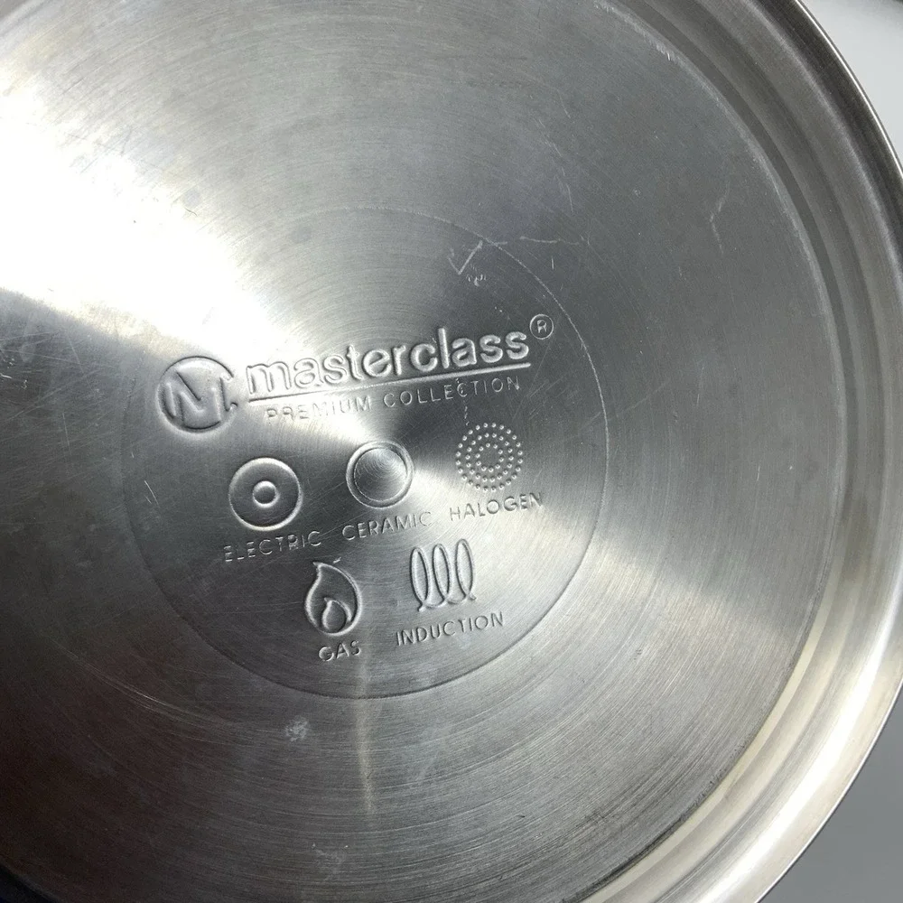 MasterClass Premium Cookware Stainless Steel Light Robin Blue Tea Pot Tea Kettle